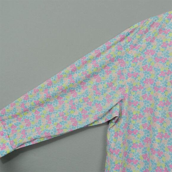 Victoria's Secret Womens Floral Pajama Top Multicolor Size XL‎ Button Up - Picture 8 of 15